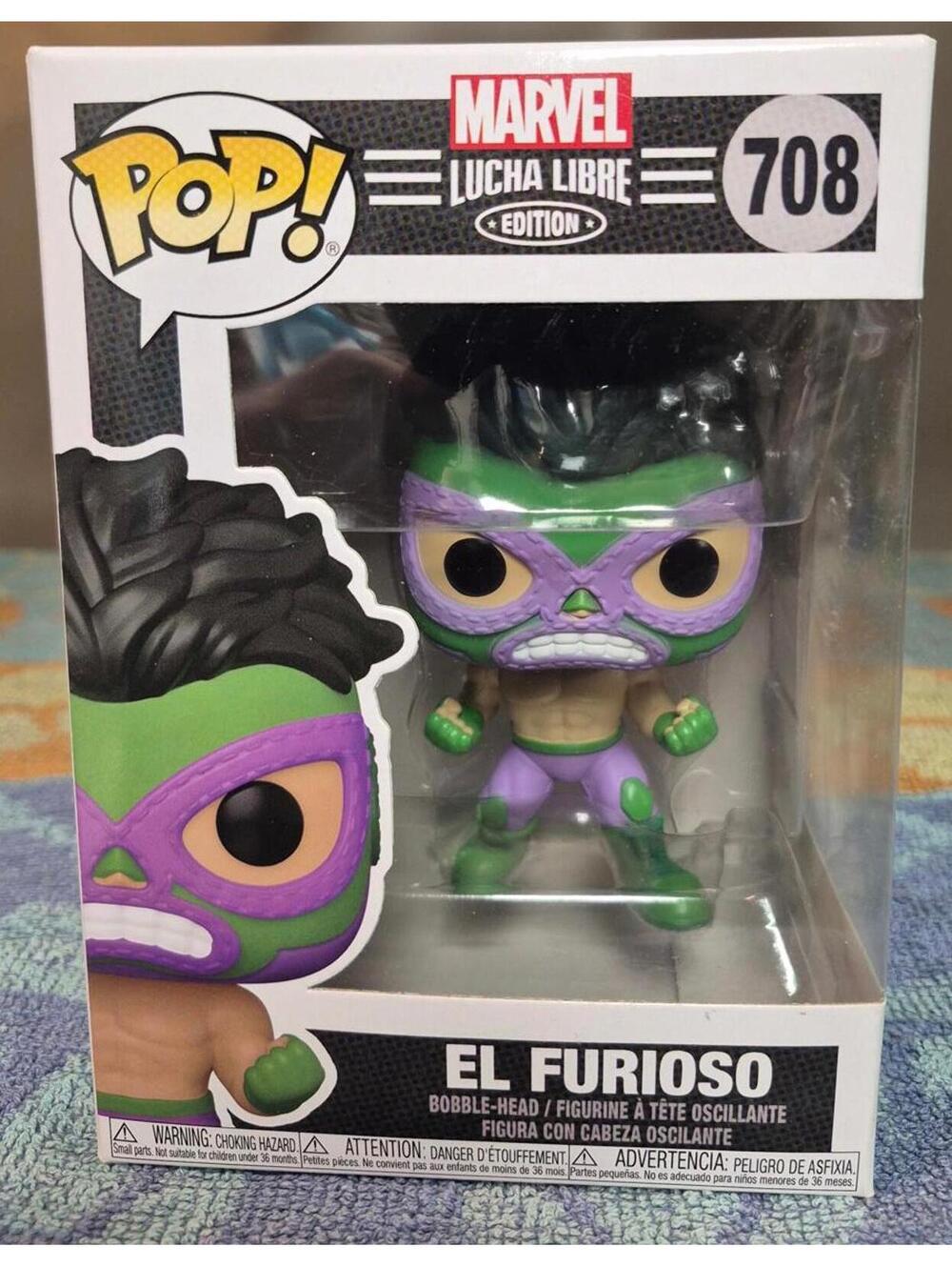 Funko Pop! Marvel Lucha Libre Edition El Furioso Vinyl Figure #708